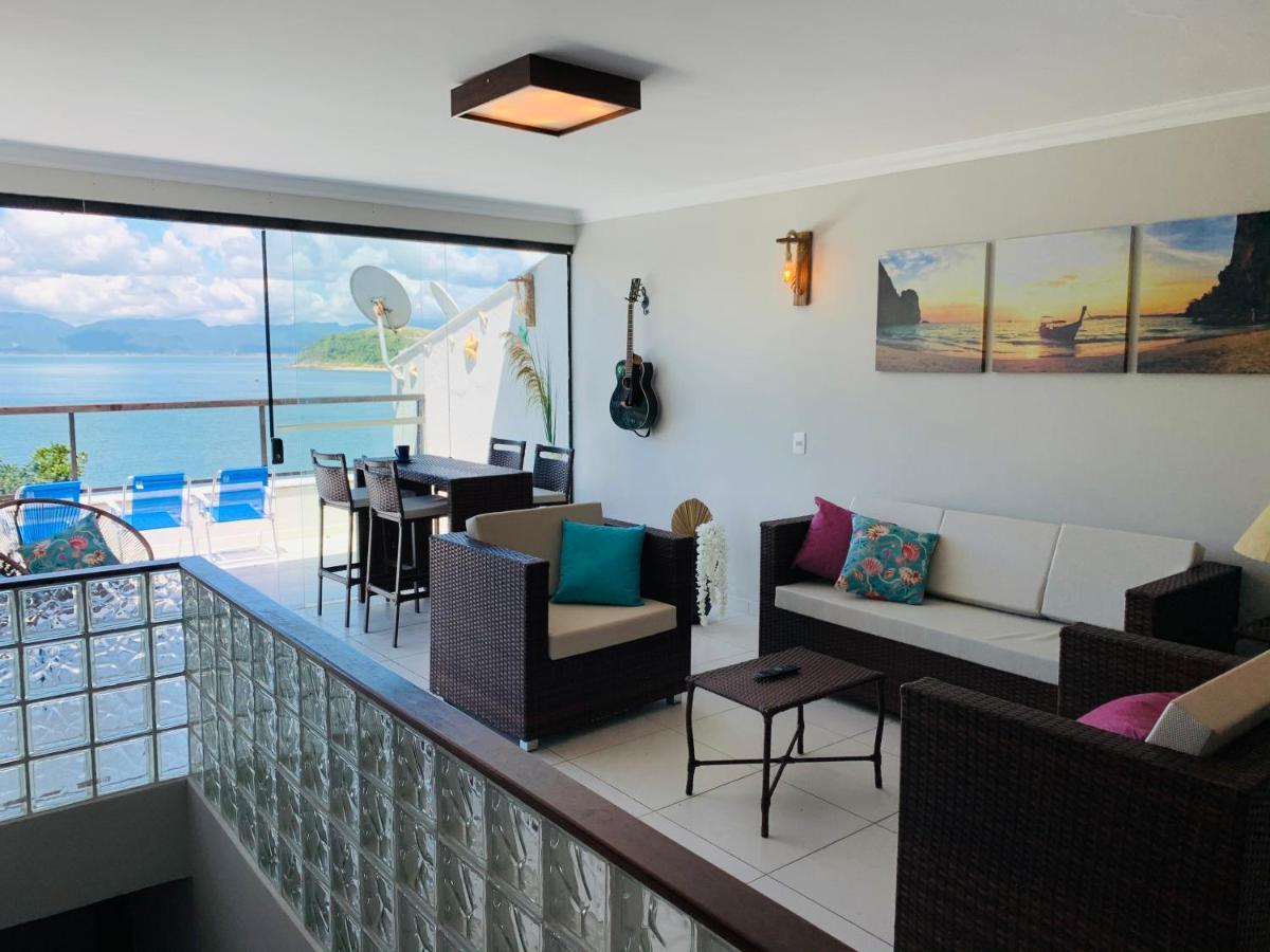 Lindo Duplex Pe Na Areia Com Praia Privativa Карагуататуба Екстериор снимка